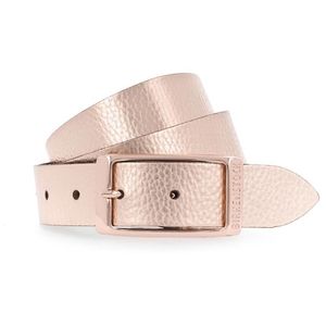 Birkenstock Illinois Rose Golden Metallic Belt